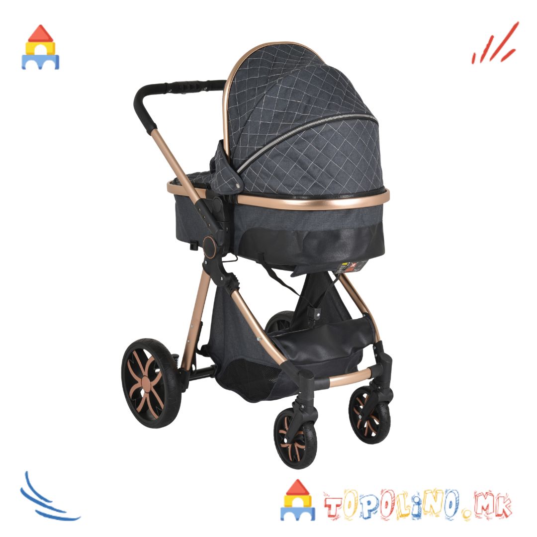 Количка Alma Black – Moni - Image 2