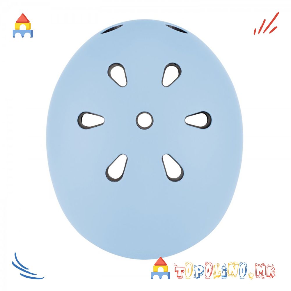 Кацига Go Up Lights Pastel Blue 45-51 cm - Globber - Image 4