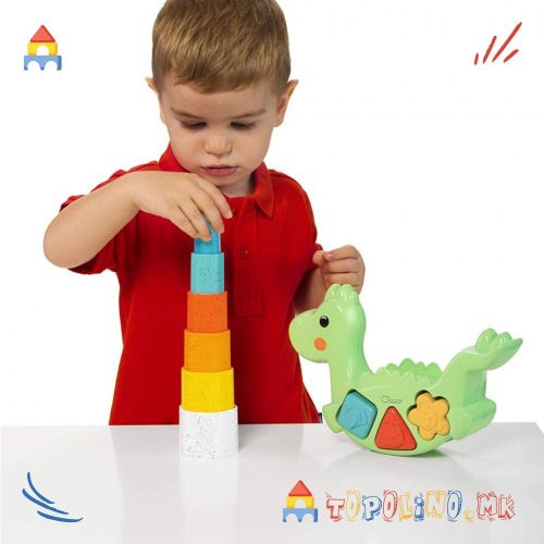 Играчка Сортер Дино 12м+ ECO+ - Chicco