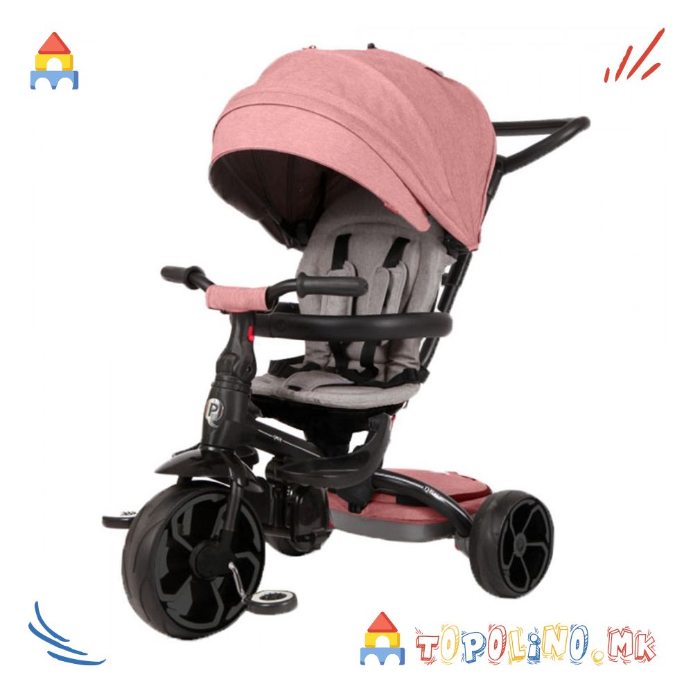 Трицикл Prime 6 во 1 Pink T561 – QPlay