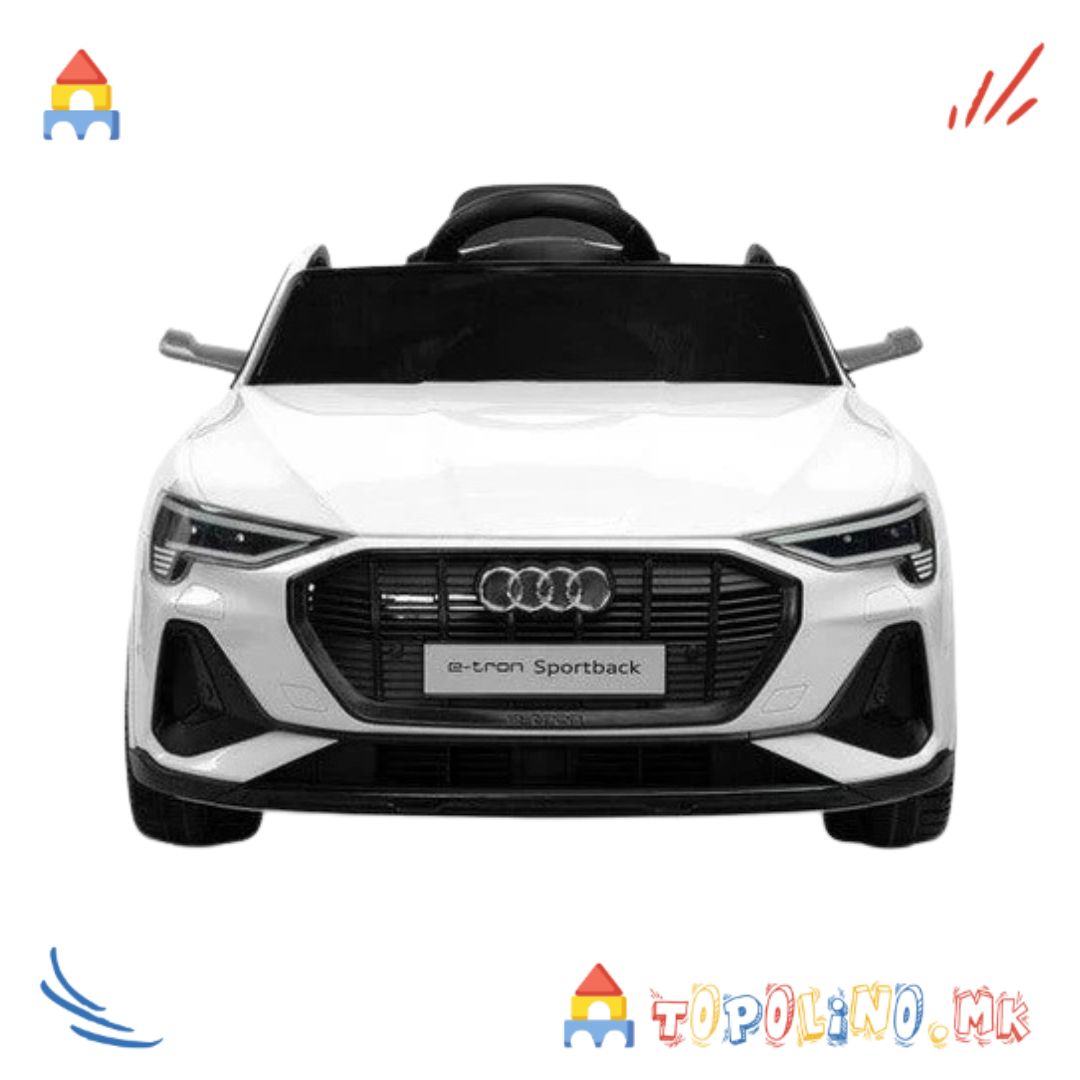 Автомобил на Акумулатор Audi E-Tron Sportback Бел - Image 4