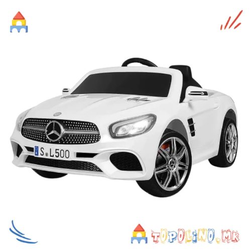 Автомобил на Акумулатор Mercedes SL500 Бел