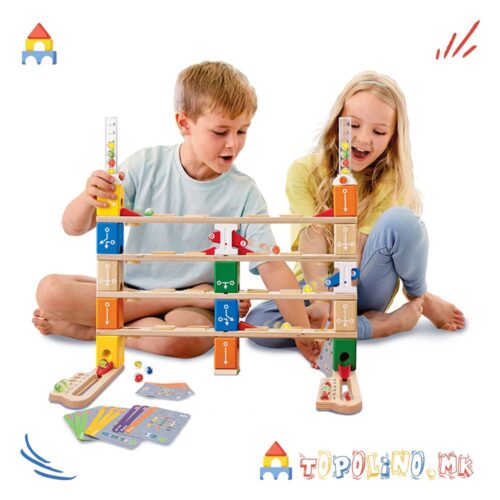 Дрвена Играчка Кула Quadrilla Basic Coding - Hape
