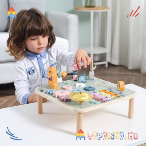 Дрвена Играчка Маса Multi Function Activity - PolarB