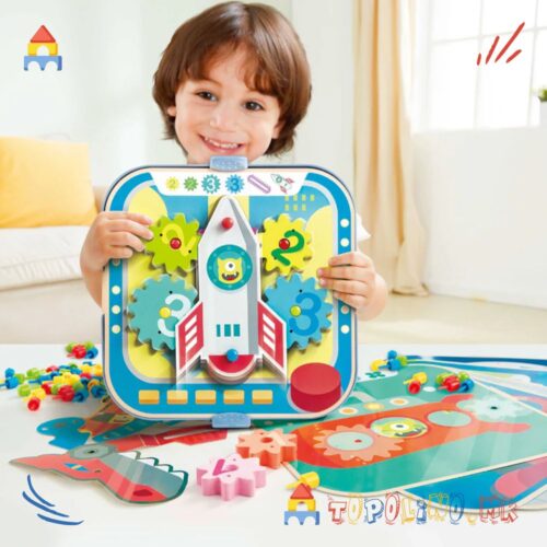 Дрвена Играчка Groovy-go-round Gears Playset - Hape