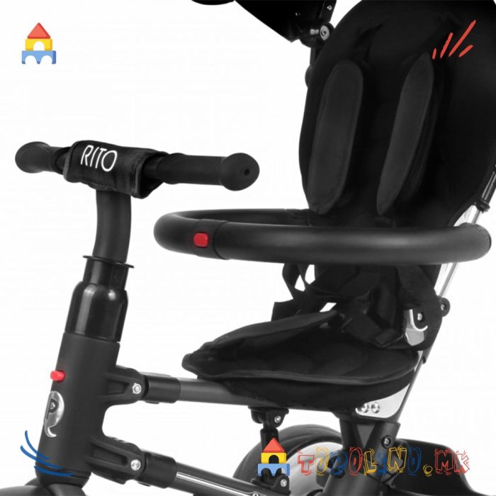 Трицикл Rito S380 Black – QPlay - Image 5