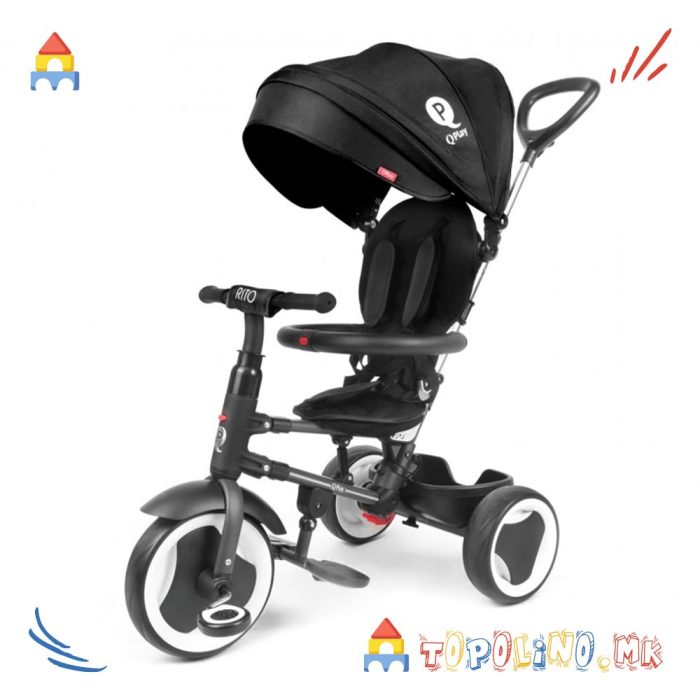 Трицикл Rito S380 Black – QPlay
