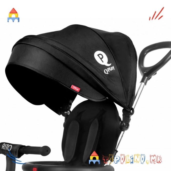 Трицикл Rito S380 Black – QPlay - Image 4