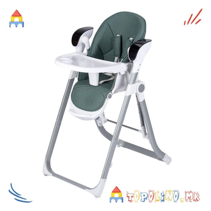 Столче за Хранење Oli Deluxe 2 во 1 Pistachio – FreeOn