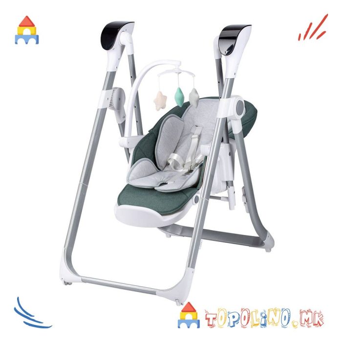 Столче за Хранење Oli Deluxe 2 во 1 Pistachio – FreeOn - Image 2