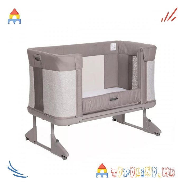 Креветче Next2Me Forever Cosleeping Cot Almond - Chicco - Image 4