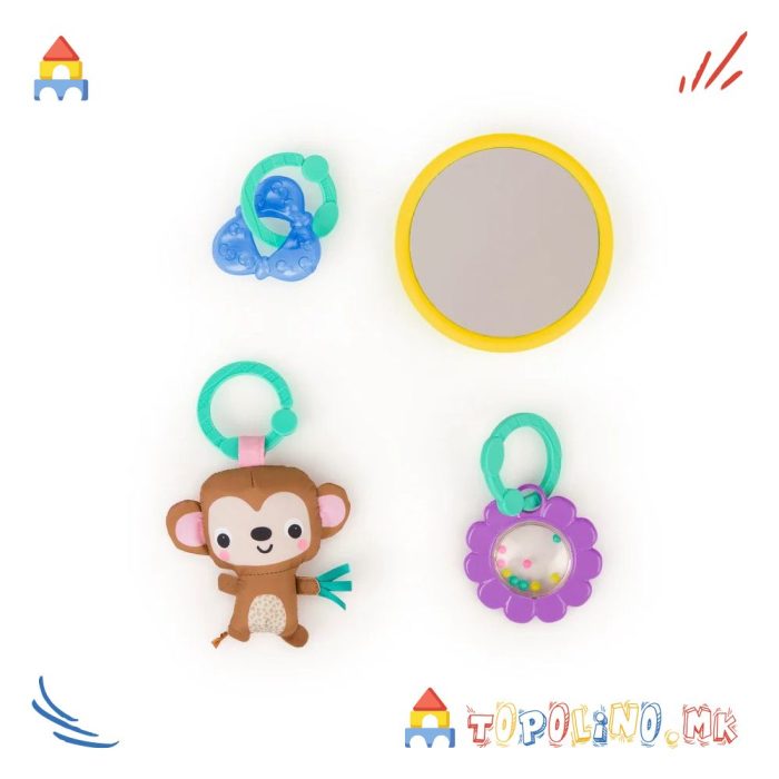 Подлога за Игра со Играчки Floral Safari - Kids II - Image 3