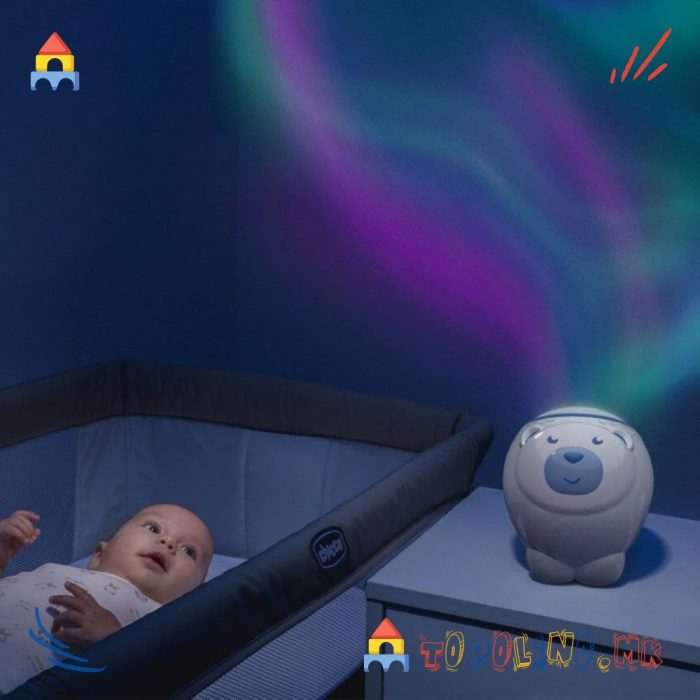 Музички Прожектор Polar Bear Neutral - Chicco - Image 2