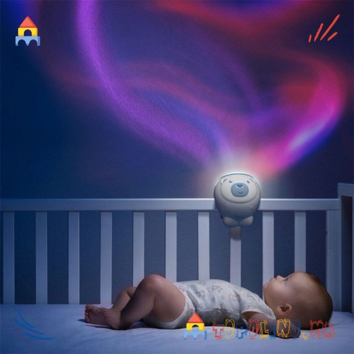 Музички Прожектор Polar Bear Neutral - Chicco - Image 3