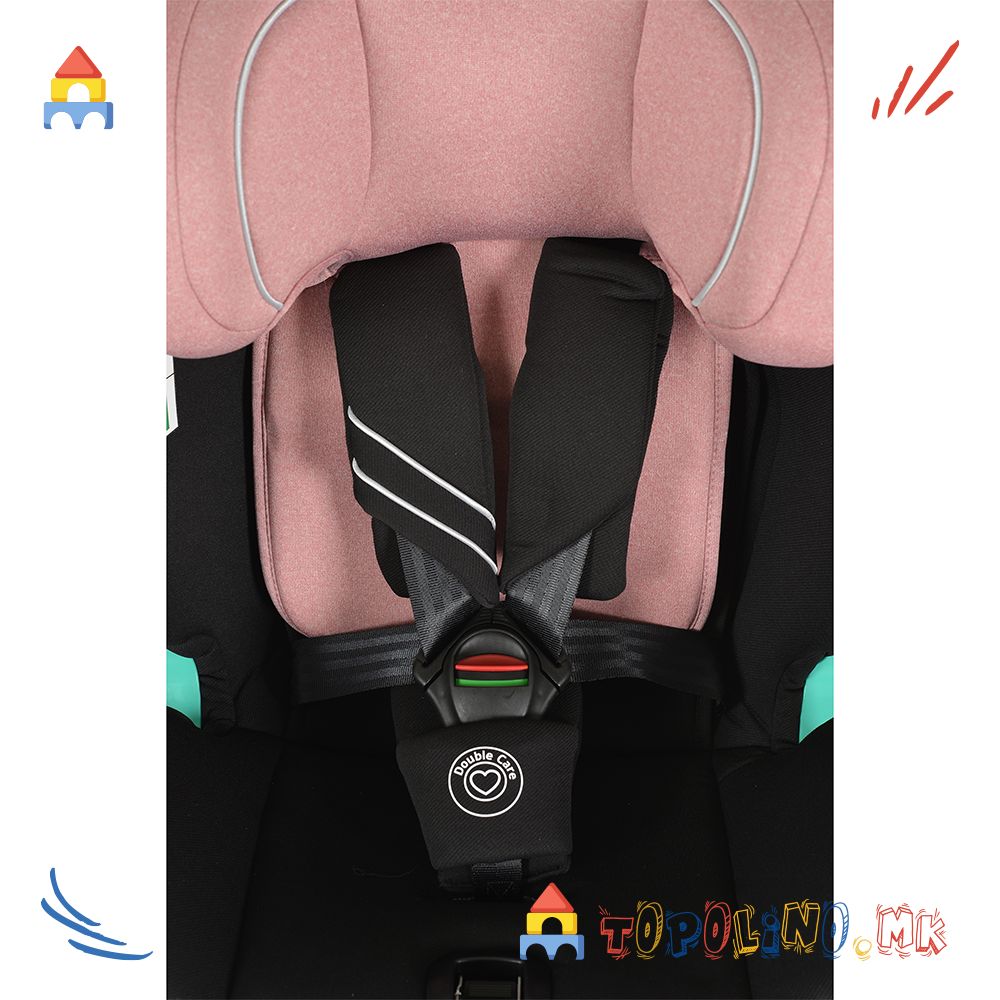 Седиште за Автомобил Quill I-Size Pink 40-150cm – Moni - Image 13