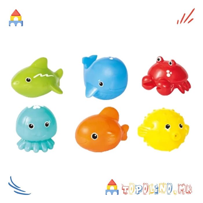 Сет Глодалка + Играчки за Бањање + Прстени за Редење - Image 2