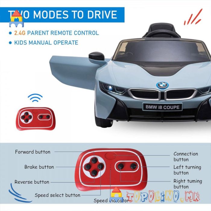 Автомобил на Акумулатор BMW I8 Син 6V - Image 7