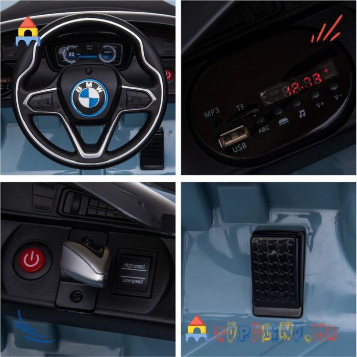 Автомобил на Акумулатор BMW I8 Син 6V - Image 4