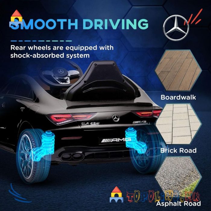 Автомобил на Акумулатор Mercedes CLA45 Црн 12V - Image 4