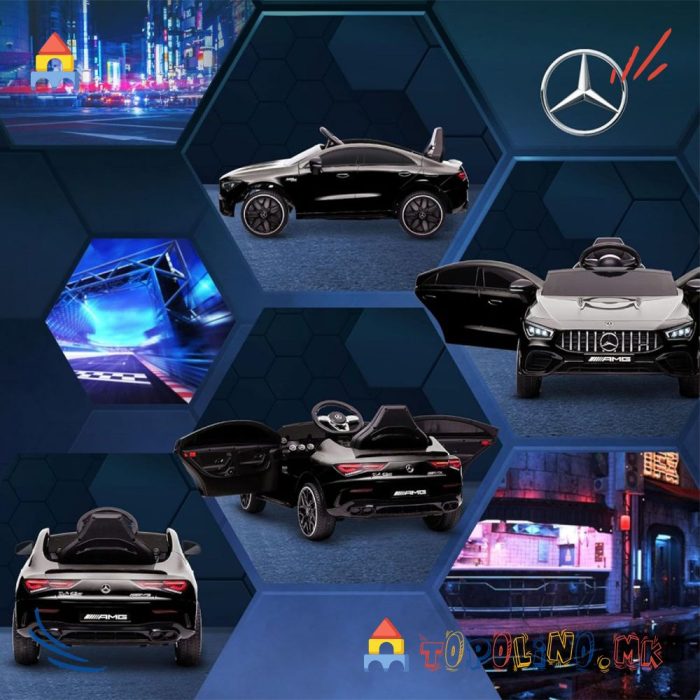 Автомобил на Акумулатор Mercedes CLA45 Црн 12V - Image 2