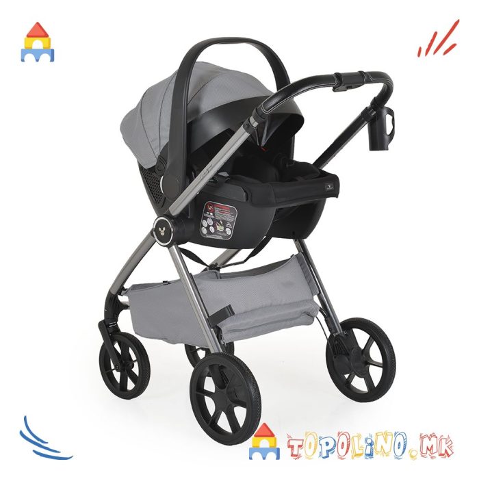 Количка Unique 3 во 1 Silver Cloud – Cangaroo - Image 13