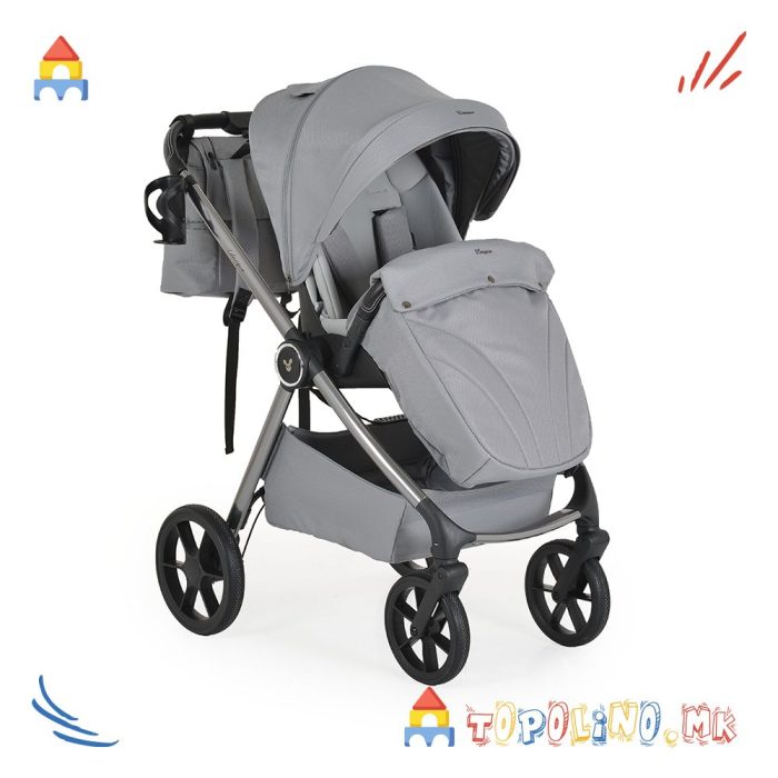 Количка Unique 3 во 1 Silver Cloud – Cangaroo - Image 2