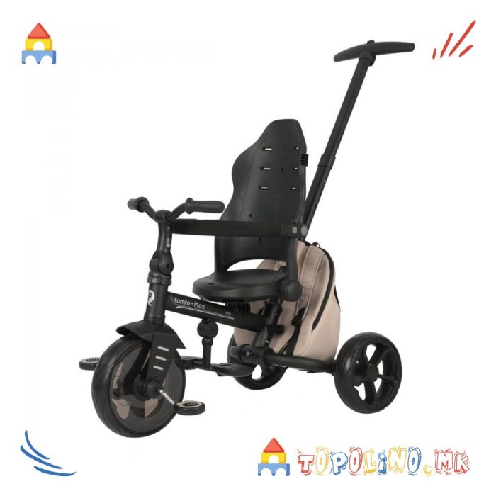 Трицикл Nova Deluxe 8 во 1 Beige - QPlay - Image 3