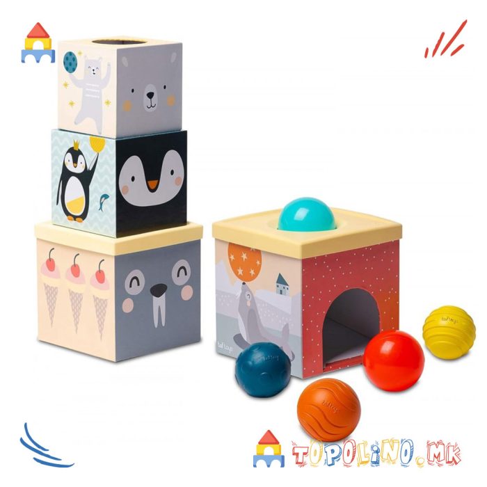 Едукативна Коцка Со Топчиња - Taf Toys - Image 4