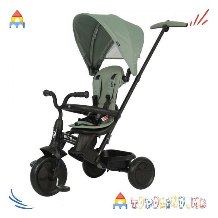 Трицикл Elite Platinum 6 во 1 Green - QPlay - Image 4