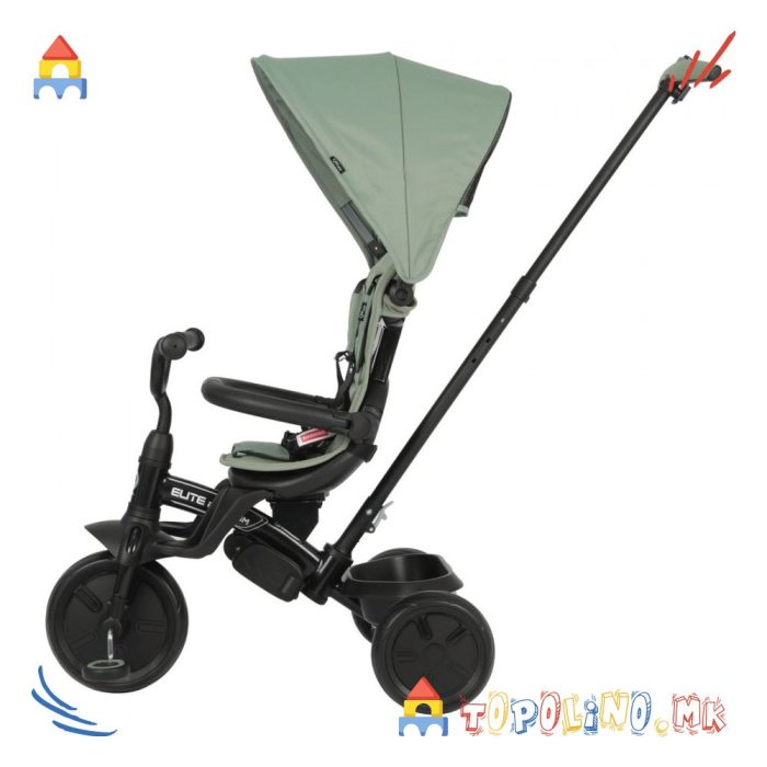 Трицикл Elite Platinum 6 во 1 Green - QPlay - Image 3
