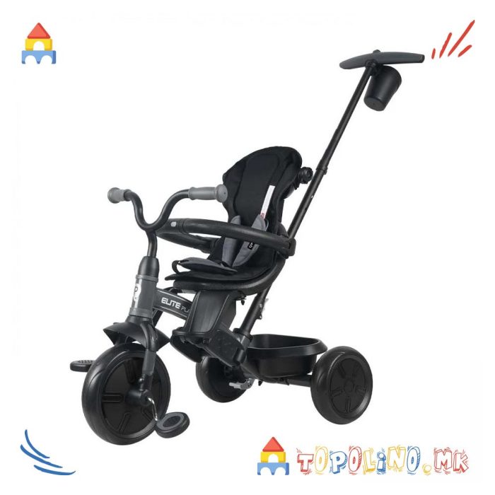 Трицикл Elite Platinum 8 во 1 Grey - QPlay - Image 6