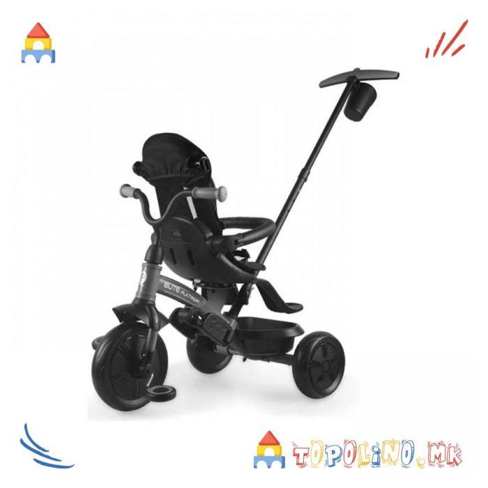 Трицикл Elite Platinum 8 во 1 Grey - QPlay - Image 5