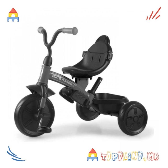 Трицикл Elite Platinum 8 во 1 Grey - QPlay - Image 7