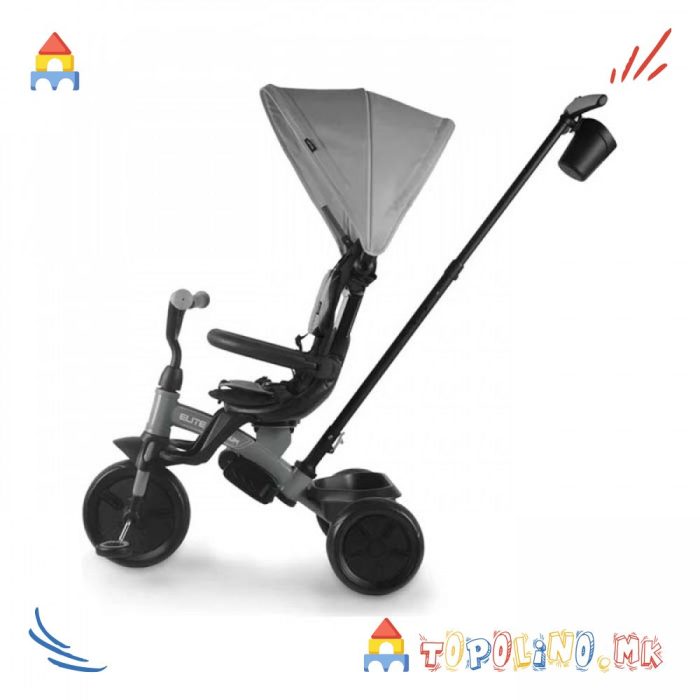 Трицикл Elite Platinum 8 во 1 Grey - QPlay - Image 2