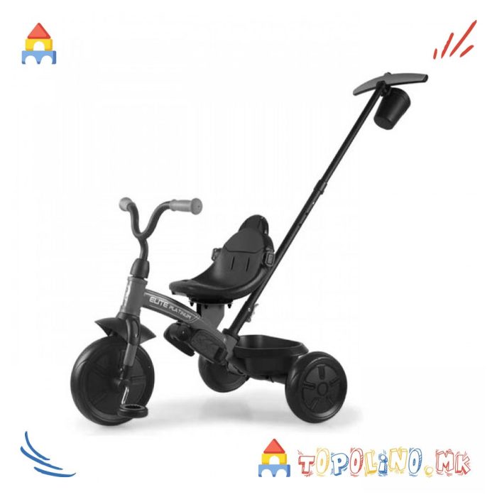 Трицикл Elite Platinum 8 во 1 Grey - QPlay - Image 4