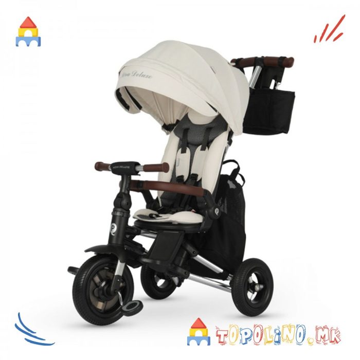 Трицикл Nova Deluxe 8 во 1 Beige - QPlay