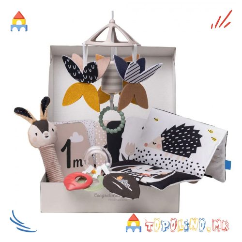 Сет Играчки За Новороденче Црно И Бело - Taf Toys