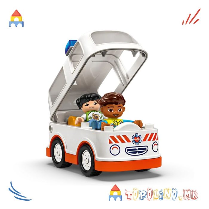 Ambulance & Driver Duplo - Lego - Image 2