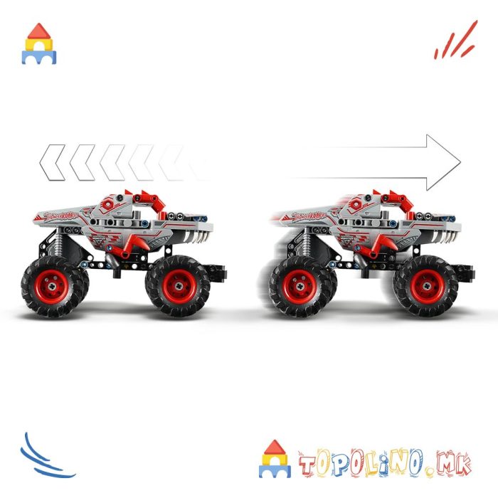 Monster Jam™ ThunderROARus™ Pull-Back Technic - Lego - Image 4
