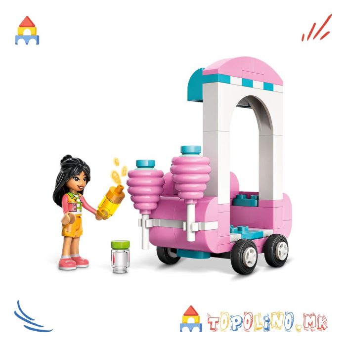 Cotton Candy Stand and Scooter Friends - Lego - Image 3