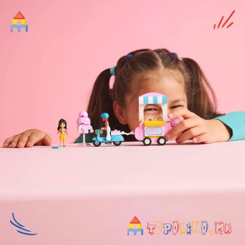 Cotton Candy Stand and Scooter Friends - Lego
