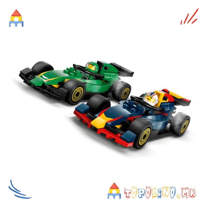 F1® Truck with RB20 & AMR24 F1® Cars City - Lego - Image 5