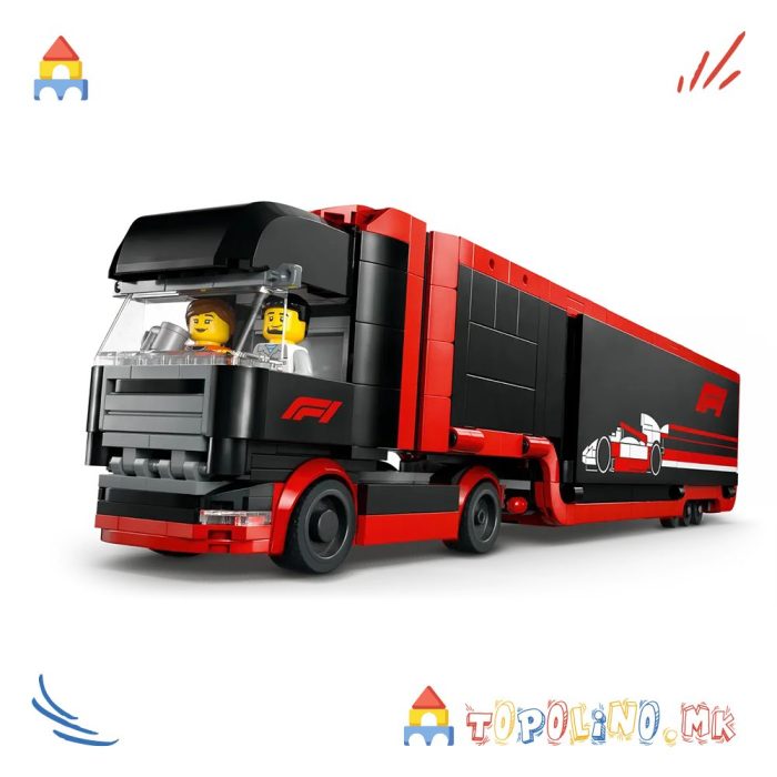 F1® Truck with RB20 & AMR24 F1® Cars City - Lego - Image 6