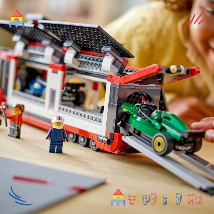 F1® Truck with RB20 & AMR24 F1® Cars City - Lego - Image 9