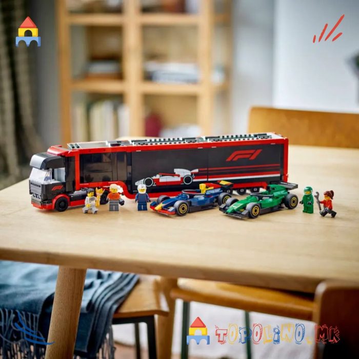 F1® Truck with RB20 & AMR24 F1® Cars City - Lego