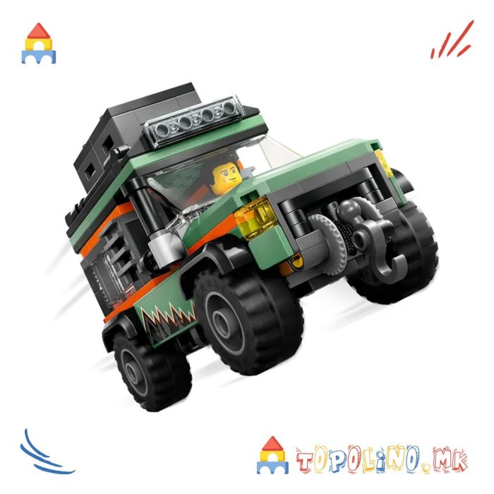 Off-Road 4x4 Mountain Truck City - Lego - Image 4