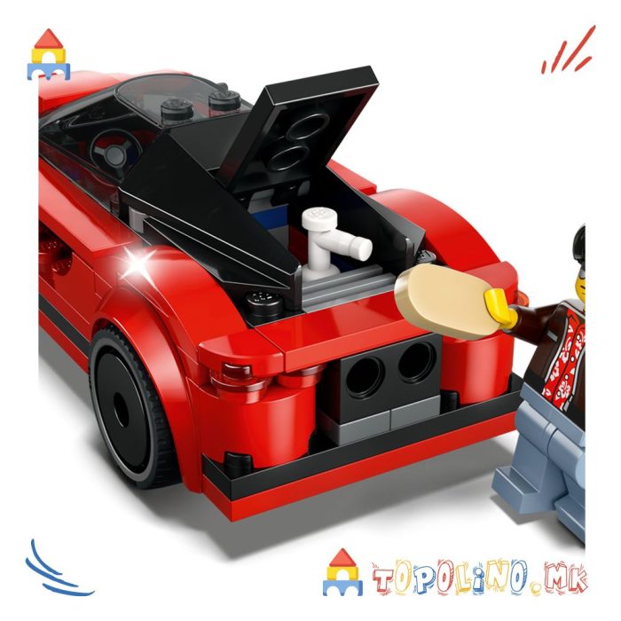 Red Sports Car City - Lego - Image 7