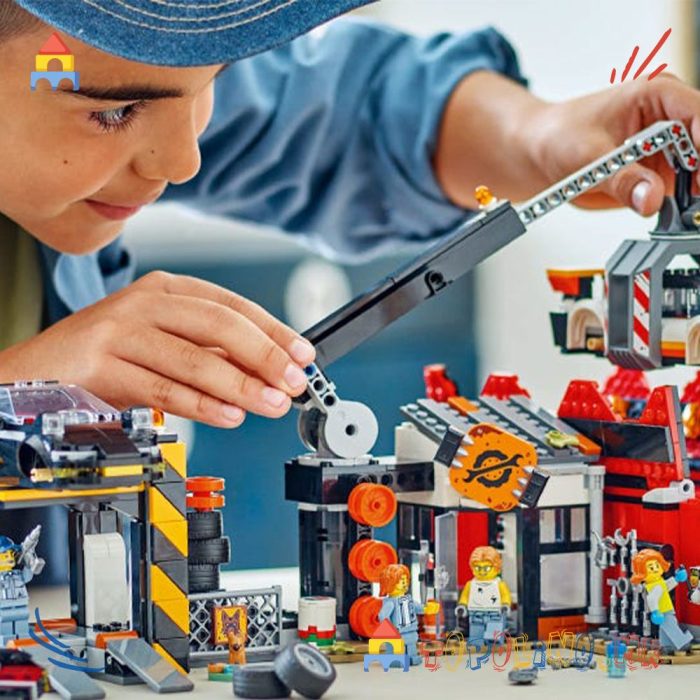 Scrapyard with Cars City - Lego - Image 7