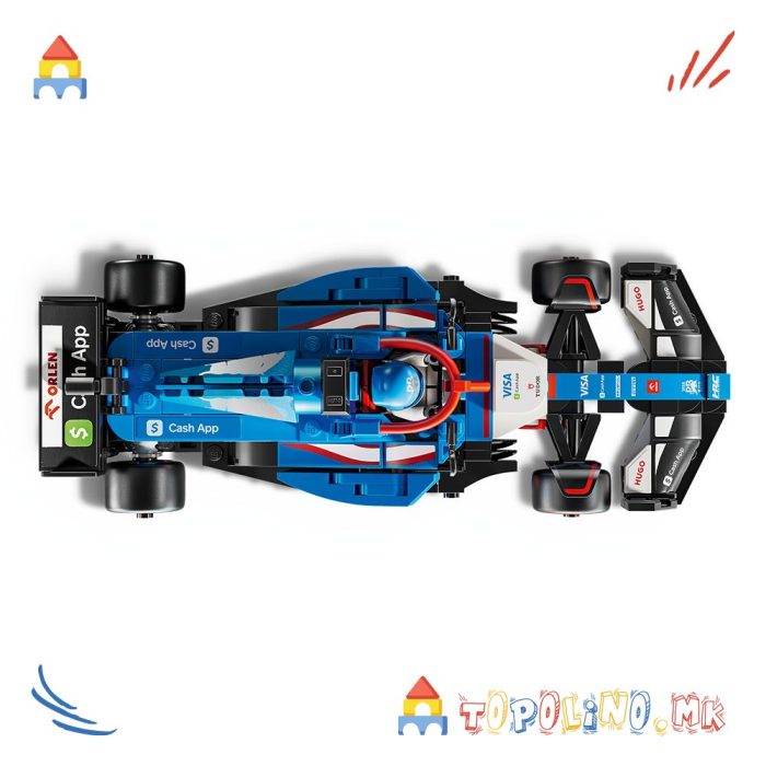 Visa Cash App RB VCARB 01 F1® Race Car Speed Champions - Lego - Image 3