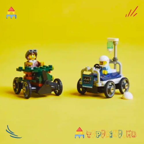 Airplane vs. Hospital Bed Race Car Pack City - Lego